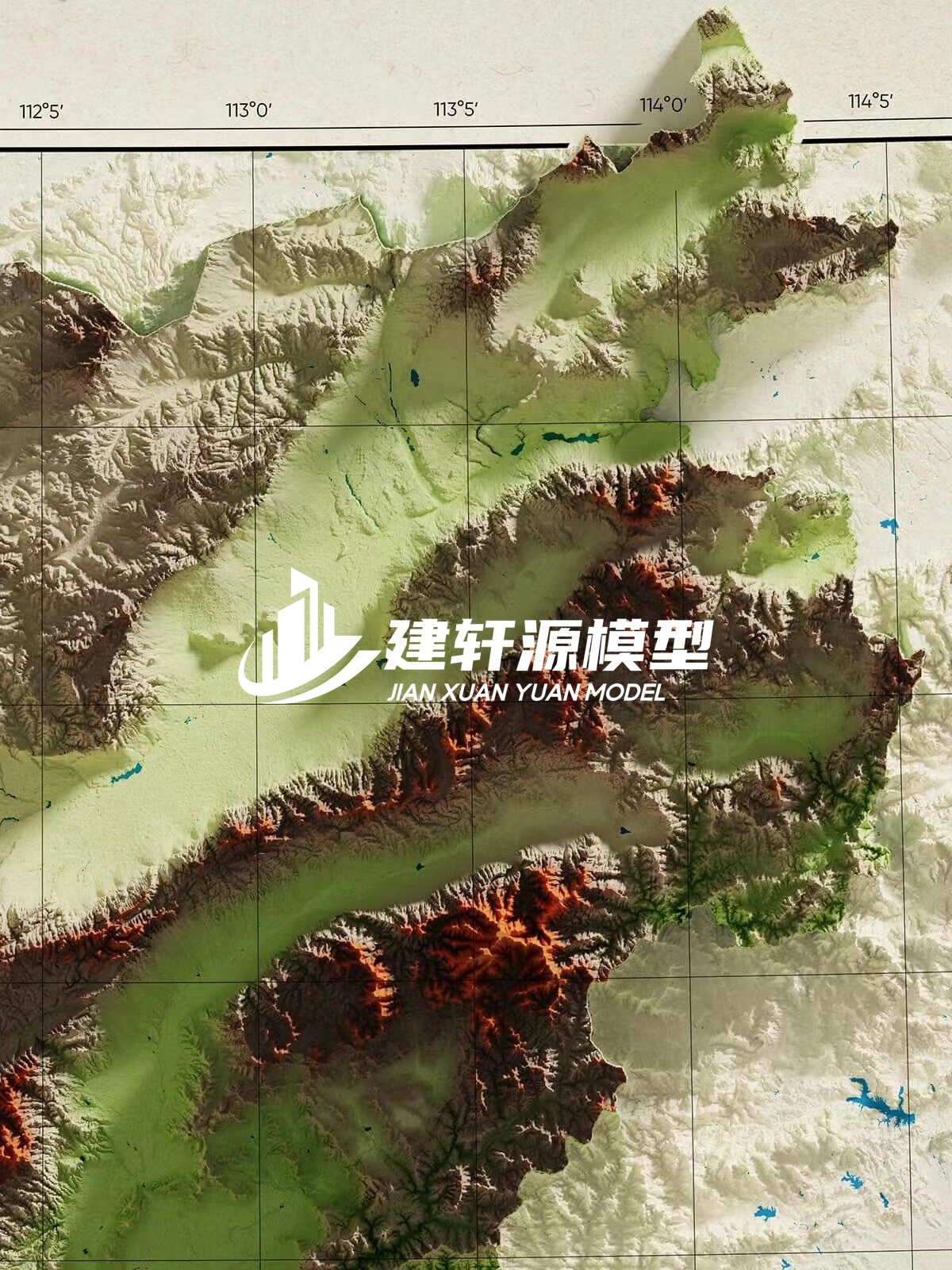 惠水地形模型制作